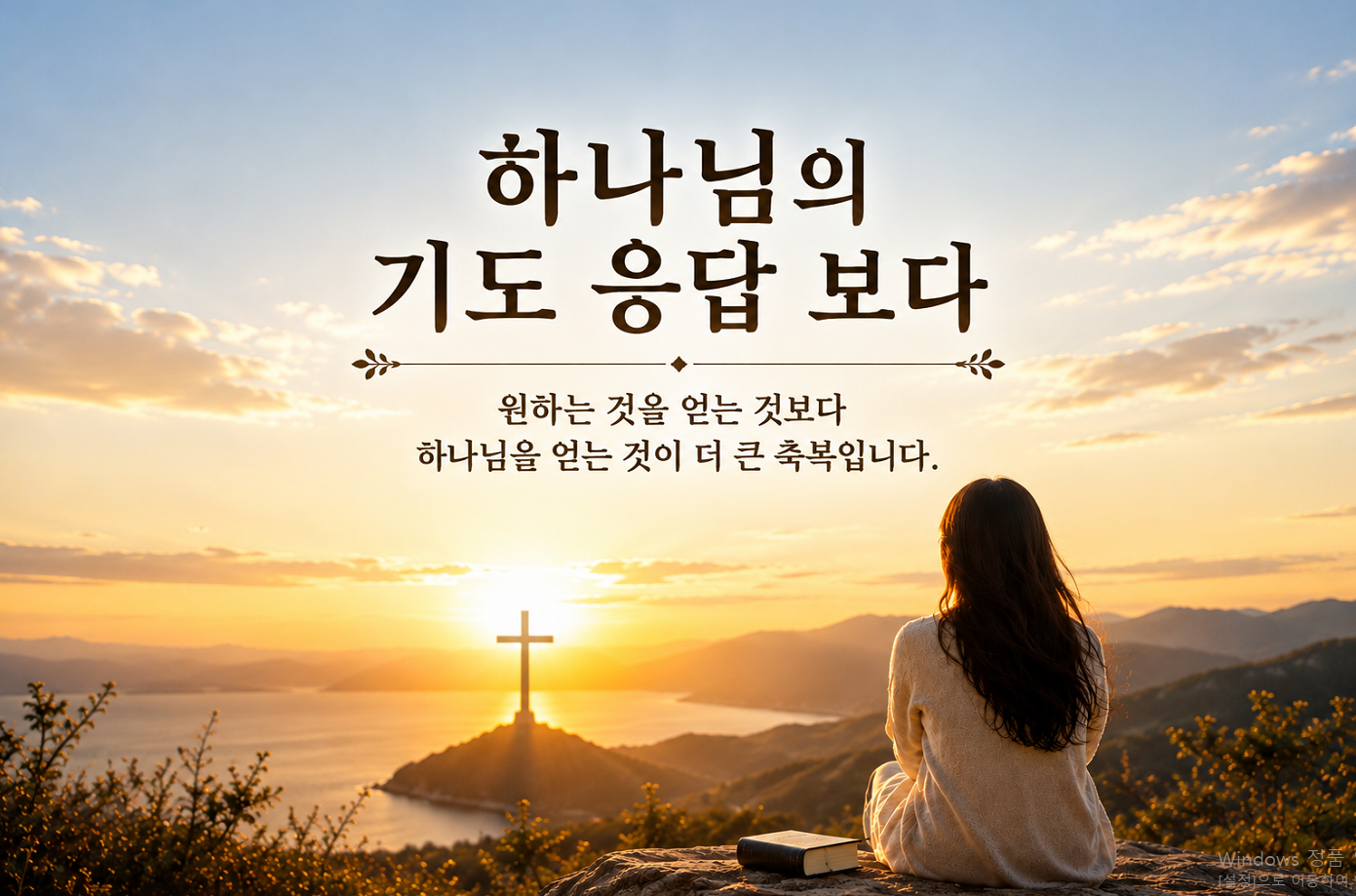 하나님이 모든 기도에 응답하시는 것이 꼭 축복은 아닙니다