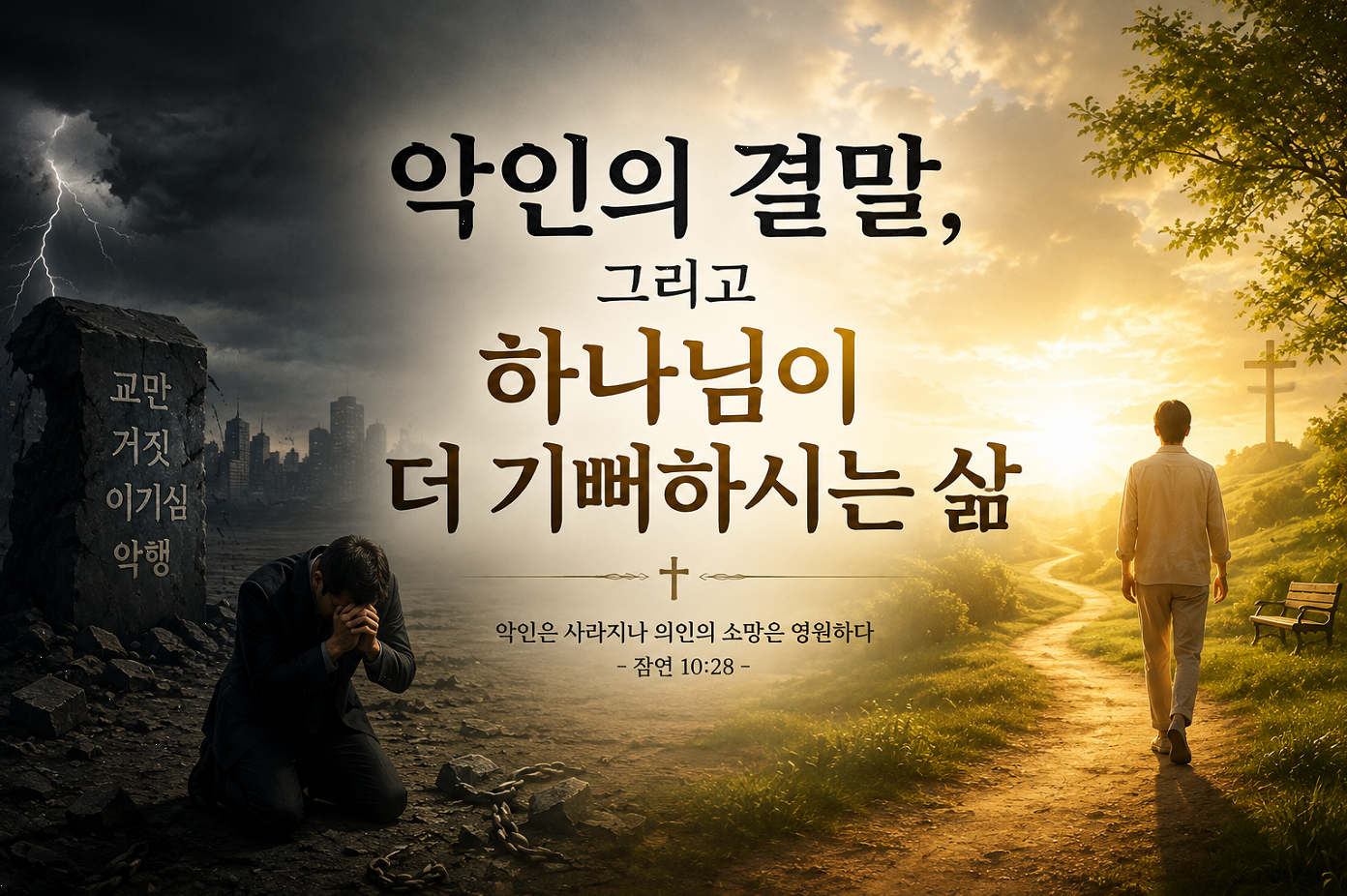 악인의 결말, 그리고 하나님이 더 기뻐하시는 삶
