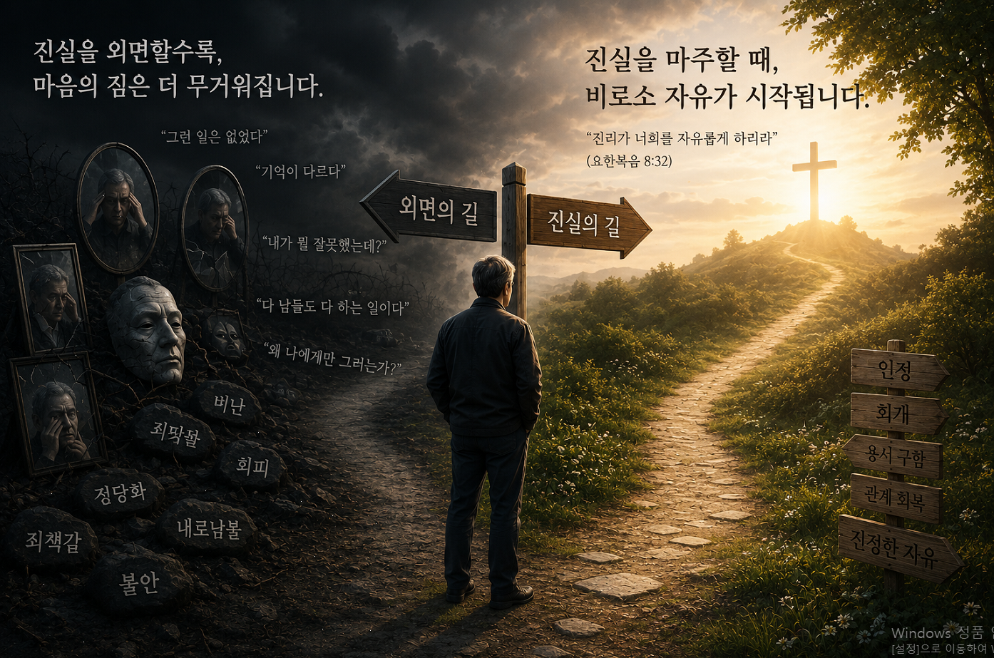 끝까지 자신의 잘못을 인정하지 않는 사람은 무엇을 지키고 있는 걸까?