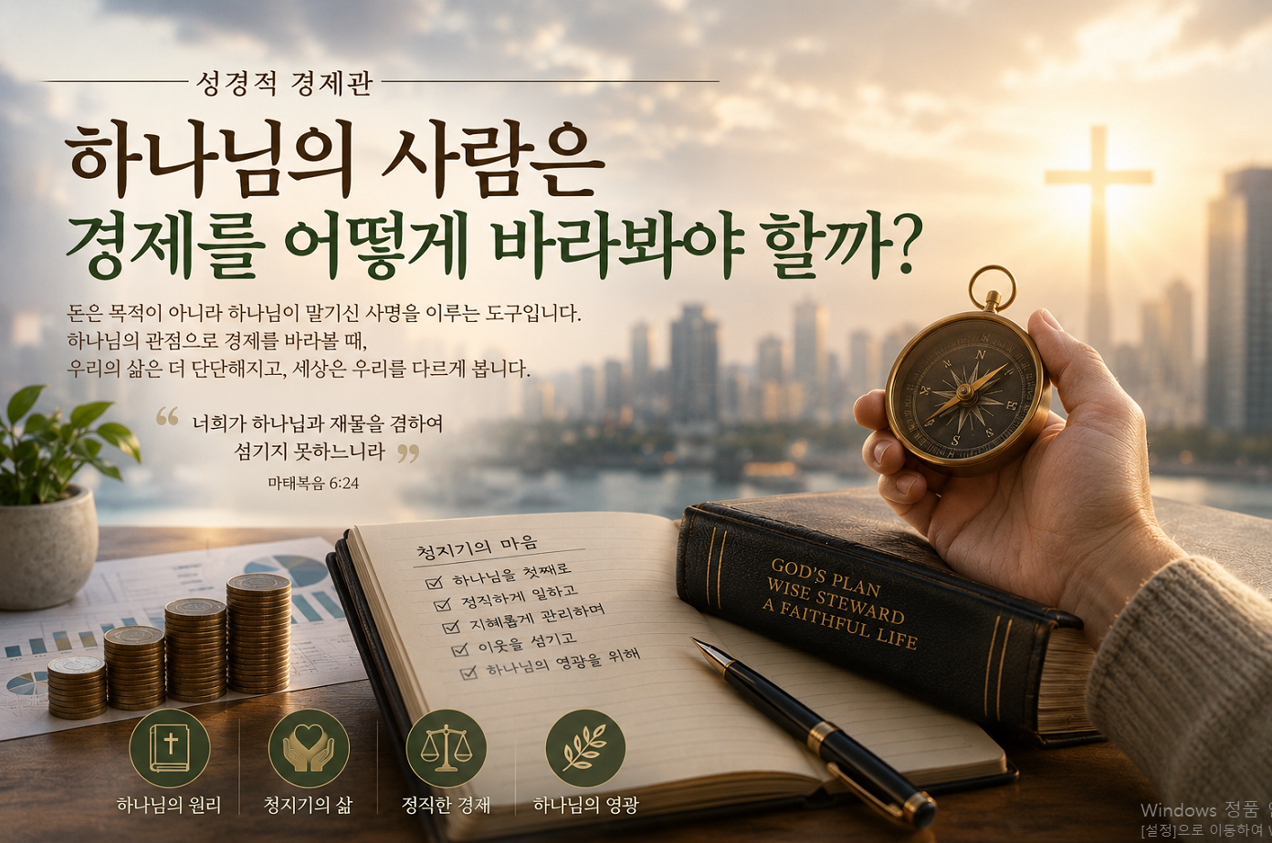 성경적 경제관, 하나님의 사람은 경제를 어떻게 바라봐야 할까?