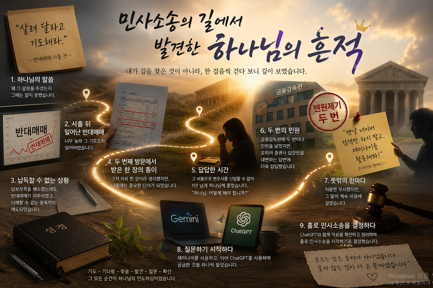 민사소송의 길에서 발견한 하나님의 흔적